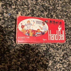 Accurate Tone Hand Bell 5 Piece Set Musical Instrument Vintage made in japan